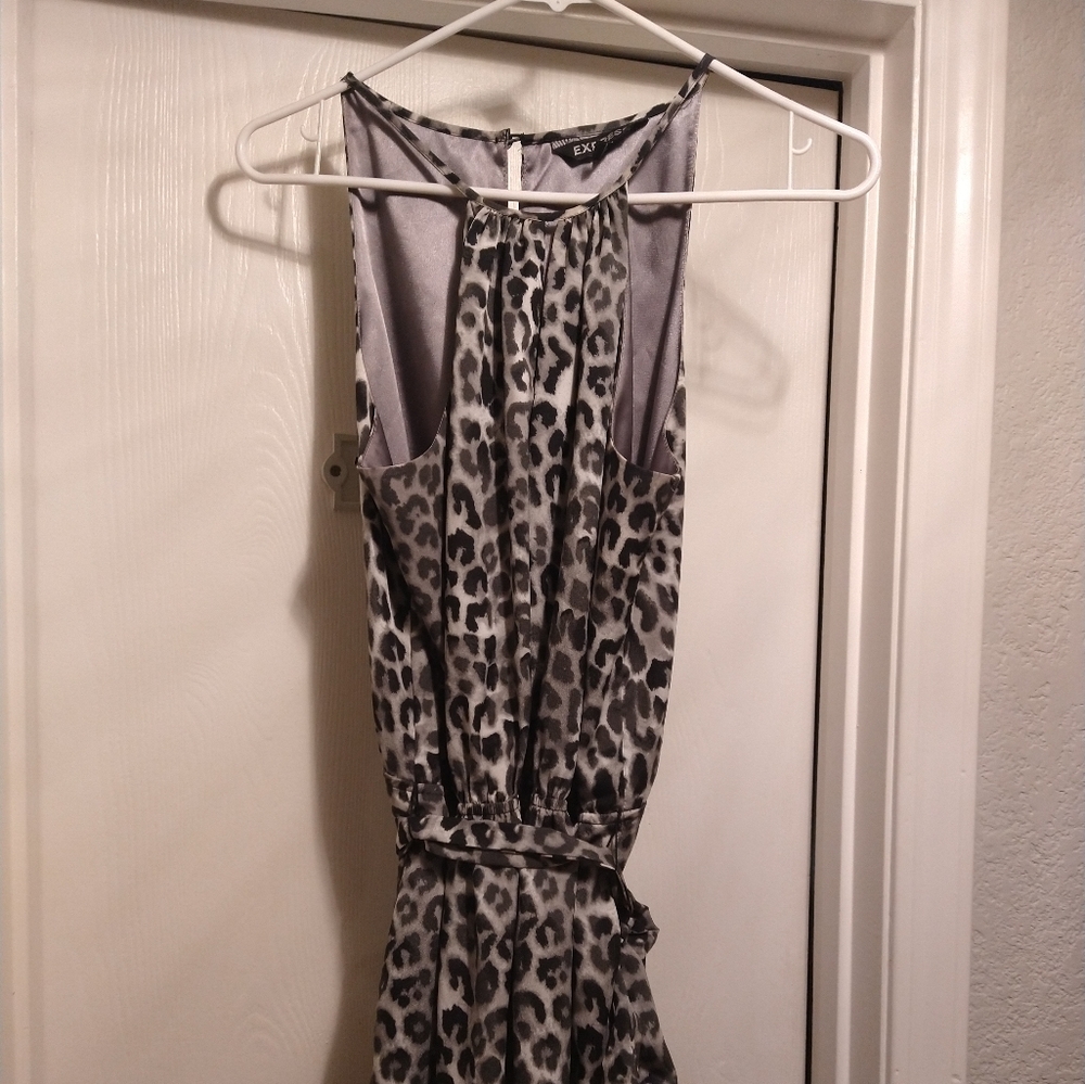 Express Animal Print Dress Med